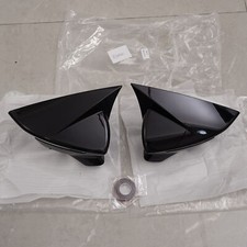 Calotta copri specchietto laterale nero lucido lato destro+sinistro adatta per Seat Leon Mk3 2013-19