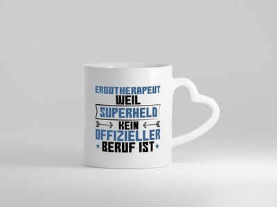 Superheld Ergotherapeut | Ergotherapie - Herz Tasse Weiß