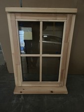 Image of Double Glazed Window Cottage Softwood 625mm Wide x 1045mm Tall LHH Side Opener