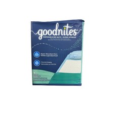 New Goodnights Disposable Bed Pads for Bedwetting 4 packs of 9 36 total 