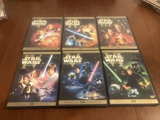 Lot Of 6 Star Wars Episodes 1-6 Dvds First 6 Movies Jedi Empire New Hope