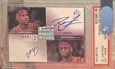 2003 SP Signature LeBron James Rookie On Card Auto /100 PSA 10 POP 5. rookie card picture