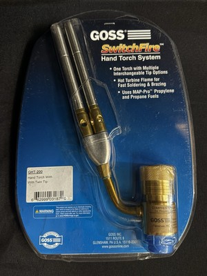 #ad Goss SwitchFire GHT 200 Hand Torch with Twin Tip – Precision Heating Tool $85.00