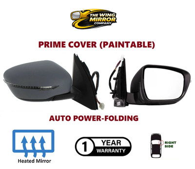 For Nissan Qashqai J11 2014-2021 Rightside Electric Powerfold Mirror Unit Heated