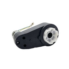24V Motor Gearbox Black Housing Children's Electric Car Gearbox