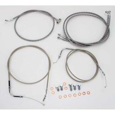 Baron Custom Accessories 18 in. Handlebar Cable and Line Kit - BA-8059KT-18