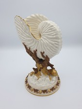 Royal Worcester 1889 Nautilus Shell Vase. Good Condition