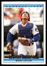 Damon Berryhill 1992 Donruss #771 Braves MLB READ FREE SHIPPING AutographDen