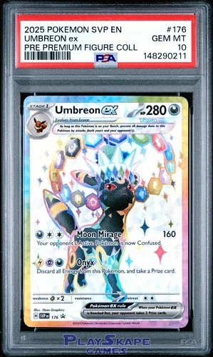 Pokemon Card PSA 10 Umbreon ex SVP 176 Prismatic Evolutions Promo FA 2025 #2