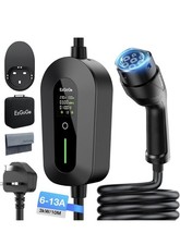 EzGoGo EV Charger Cable Type 2 to 3 Pin Plug 32.81Ft/10M Electric Car Charger