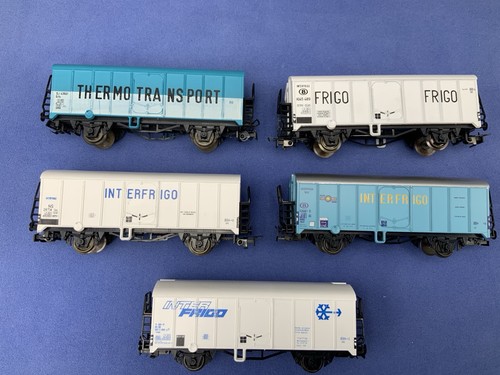 Konvolut Liliput Kühlwagen Güterwagen Interfrigo H0 @4328@ Eisenbahn Sammlung | Condition: Neu