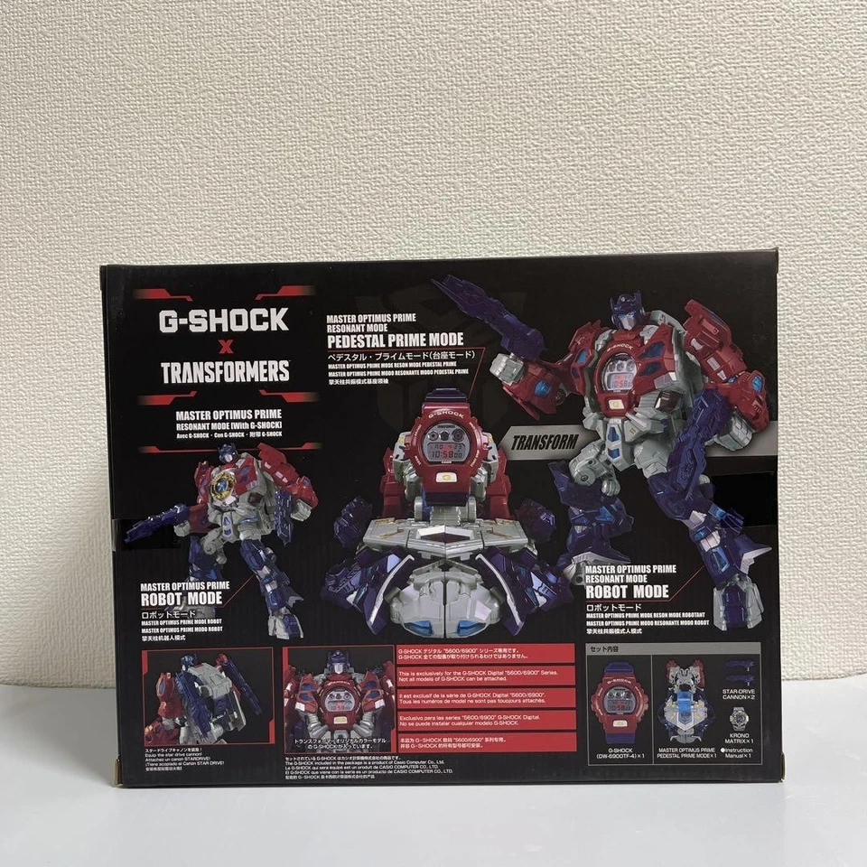 TAKARA TOMY G-SHOCK x TRANSFORMERS DW-6900TF-SET Figure Master Optimus Prime - Image 2 of 4