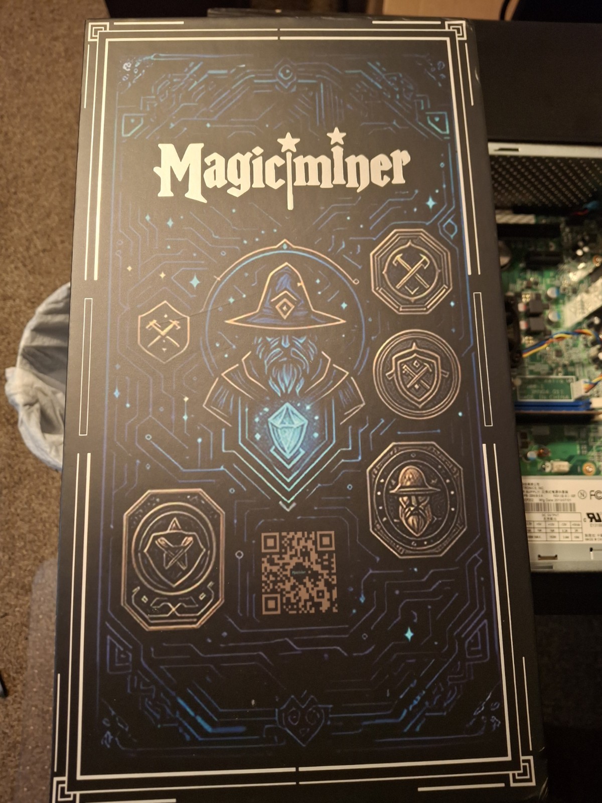 Magic Miner BG02 7.0Th/S WIFI SHA-256 Bitcoin BTC BCH Miner Solo Mining