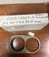 Nos Ford C0sz-13064-a 58 59 60 Thunderbird Rh Headlight Bezel Nos Ford C0sz-13064-a 58 59 60 Thunderbird Rh Headlight Bezel