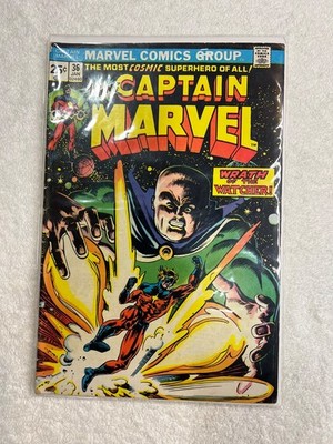 VTG Marvel Comics Group Captain Marvel #36 January 1975