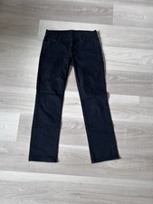 7 For All Mankind Made in USA Black Straight Leg Denim Jeans Women’s size 26