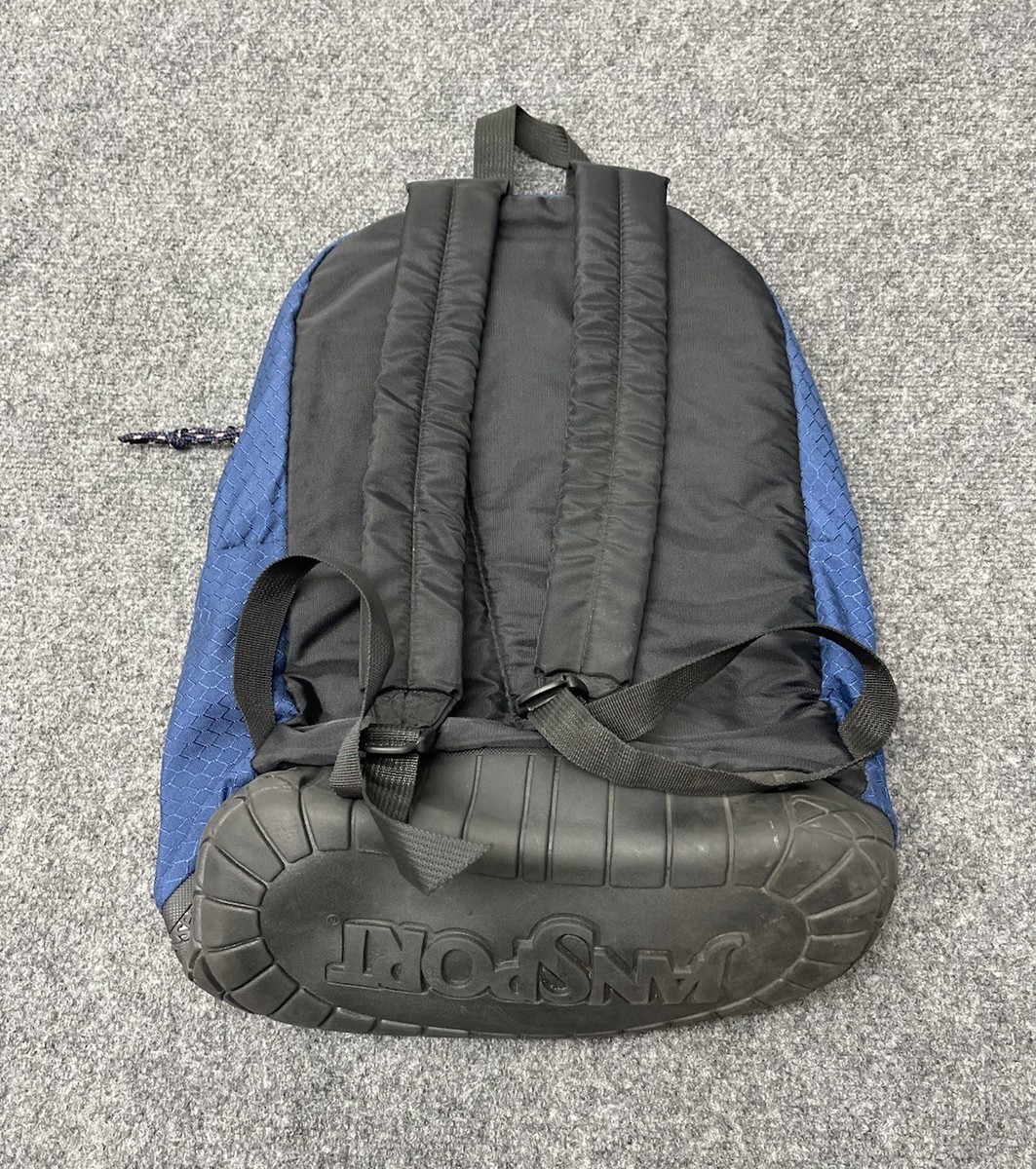 JanSport Rubber Tire Bottom School Backpack Heavy Duty Navy