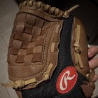 Rawlings Player Series 12.5" Left Hand Leather Basket Web Glove Brown/Black — photo 5