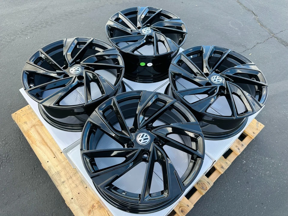 4 NEW 17" Rims VW Wheels Fits: 2010-2025 Volkswagen Golf AllTrack Sportwagen - Imagem 2 de 4