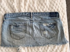 Vintage 2006 Abercrombie Fitch Denim Miniskirt Size 6