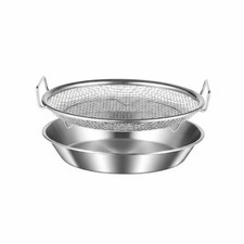 Stainless Steel Steamer Rack Multi-Functional Stainless Steel Mesh Steamer