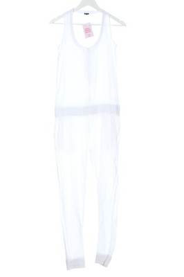 MONROW Jumpsuit Damen Hose Gr. DE 38 weiß Casual-Look