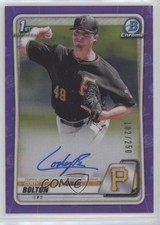 2020 Bowman Chrome Prospect Purple Refractor /250 Cody Bolton #CPA-CB Auto mp7