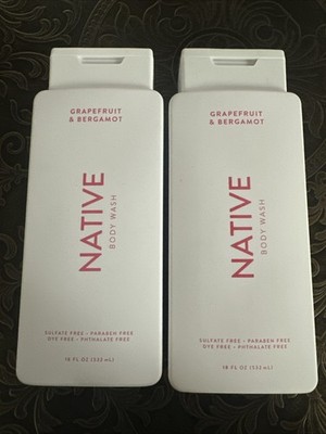 2 X Native Body Wash Grapefruit & Bergamot 18 fl. oz.