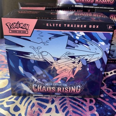 Pokemon Mega Evolution Chaos Rising Factory Sealed Elite Trainer Box ETB Booster