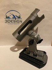 custom deluxe ice fishing rod holder Grey! Designed and made in USA!
