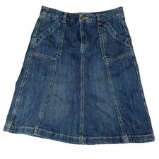 Vintage Eddie Bauer Denim Jean Skirt - Size 4