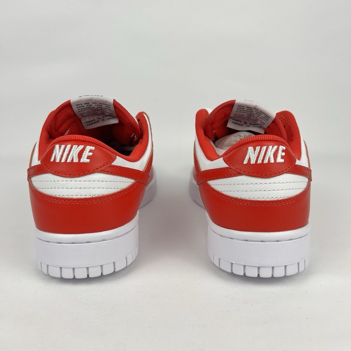 Nike By You Dunk Low ID Red White Shoes FV9524 900 Men display picture 3