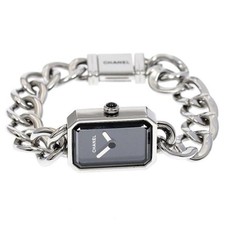 Chanel Premiere H7019 16mm SS Black Dial Quartz Watch #C6086