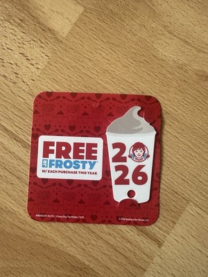 Free frosty icecream Eis Schlüsselanhänger Wendy s 2026 Gratis Eis