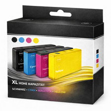 4x Patronen XXL Color für Epson Workforce Pro WP-4015 DN WP-4020 WP-4095 DN