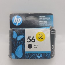 Expired HP 56 Black Ink Cartridge C6656AN OEM Genuine Sealed 2018