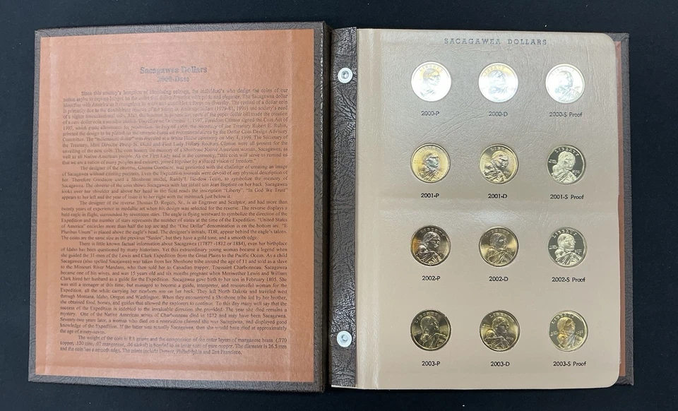 Sacagawea Dollars Including Proof P D S - Dansco Album #8183 2000-2011 - Qty 29 - Image 4 of 4