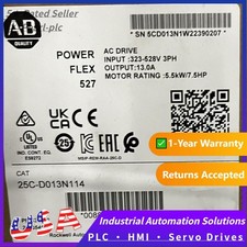 Allen Bradley 25C-D013N114 PowerFlex 527 7.5HP AC Drive US Free Tax