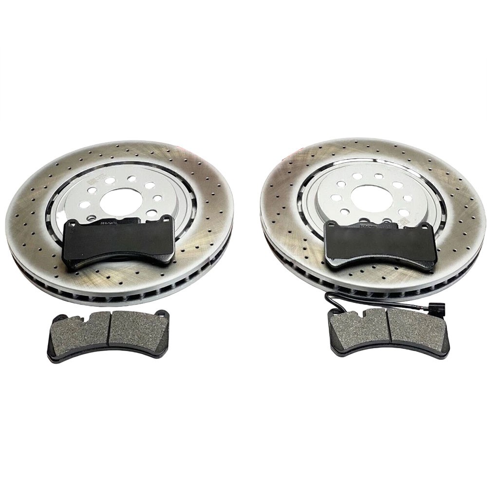 New For Maserati Ghibli SQ4 Quattroporte AWD Front Brake Pads & Rotors