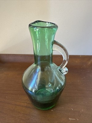 Pilgrim Mini Glass Jug Vintage 5 1/4 