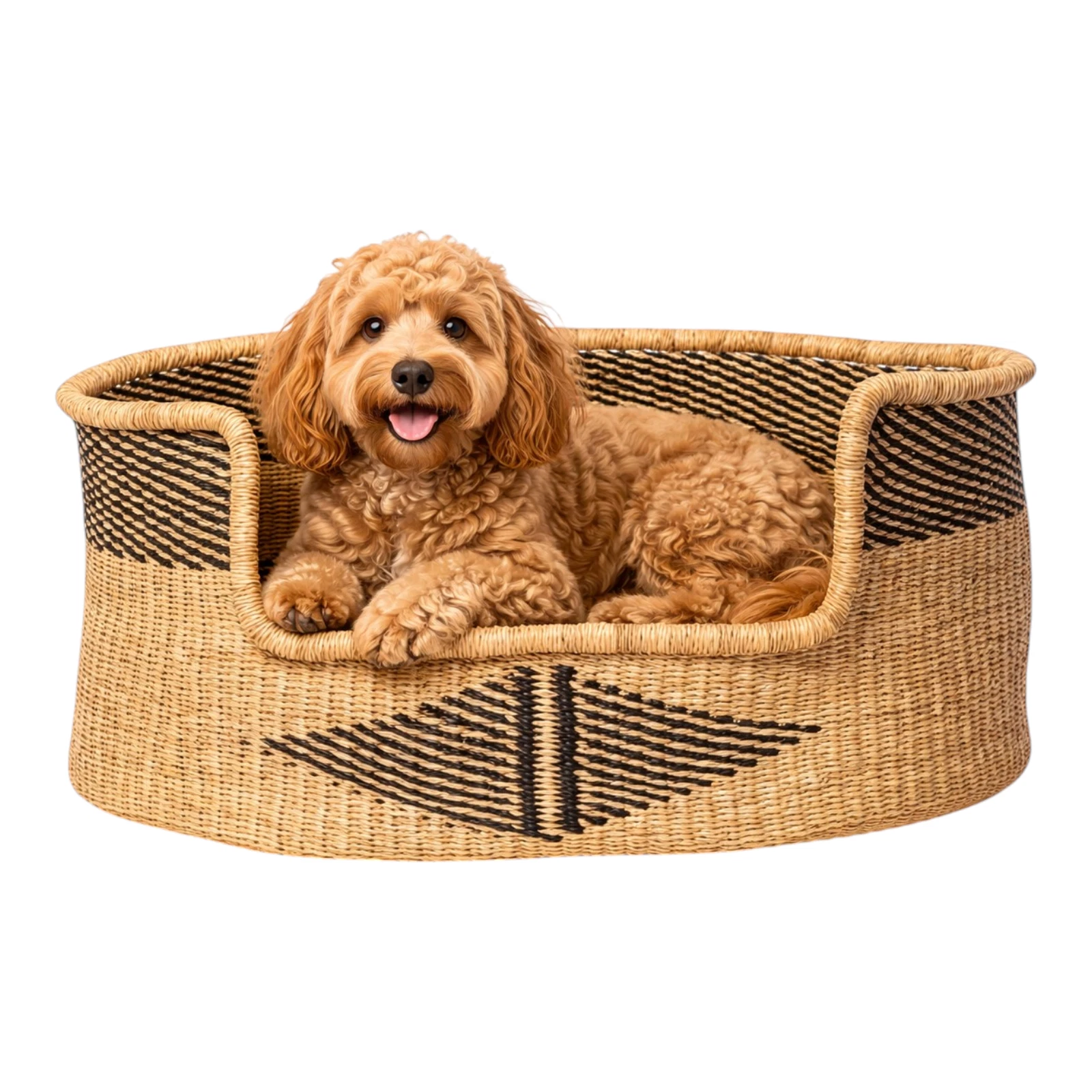 Dog Bed, Woven Dog Basket,Ghana basket,Pet Bed,Bolga Basket,wicker basket
Opens in a new window or t