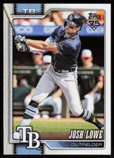 2026 Topps Series 1 Celebration Josh Lowe #183 Tampa Bay Rays