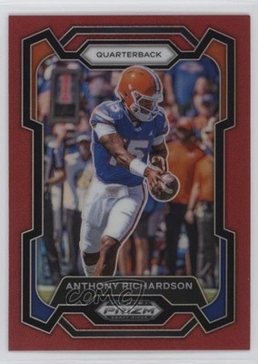 2024 Panini Prizm Draft Picks Red Prizm 250/299 Anthony Richardson #58 3hd