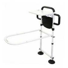 Height Adjustable Bed Rail for Elderly Adults, Folding Table Storage Bag,