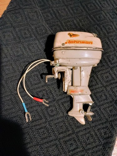 1950s K&O Models Johnson 40HP Toy Outboard Motor Diecast Runs