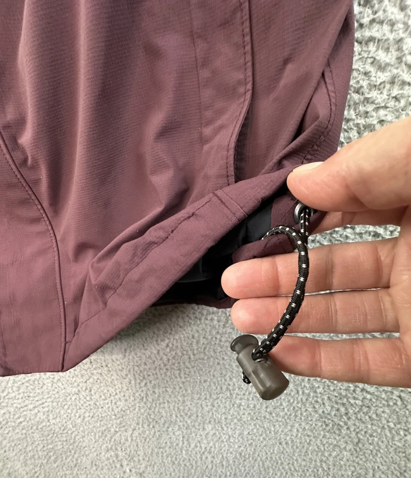 Chaqueta Cabelas de Colección Para Hombre Grande Granate Cortavientos Con Capucha Gore-Tex Foto 4 de 4