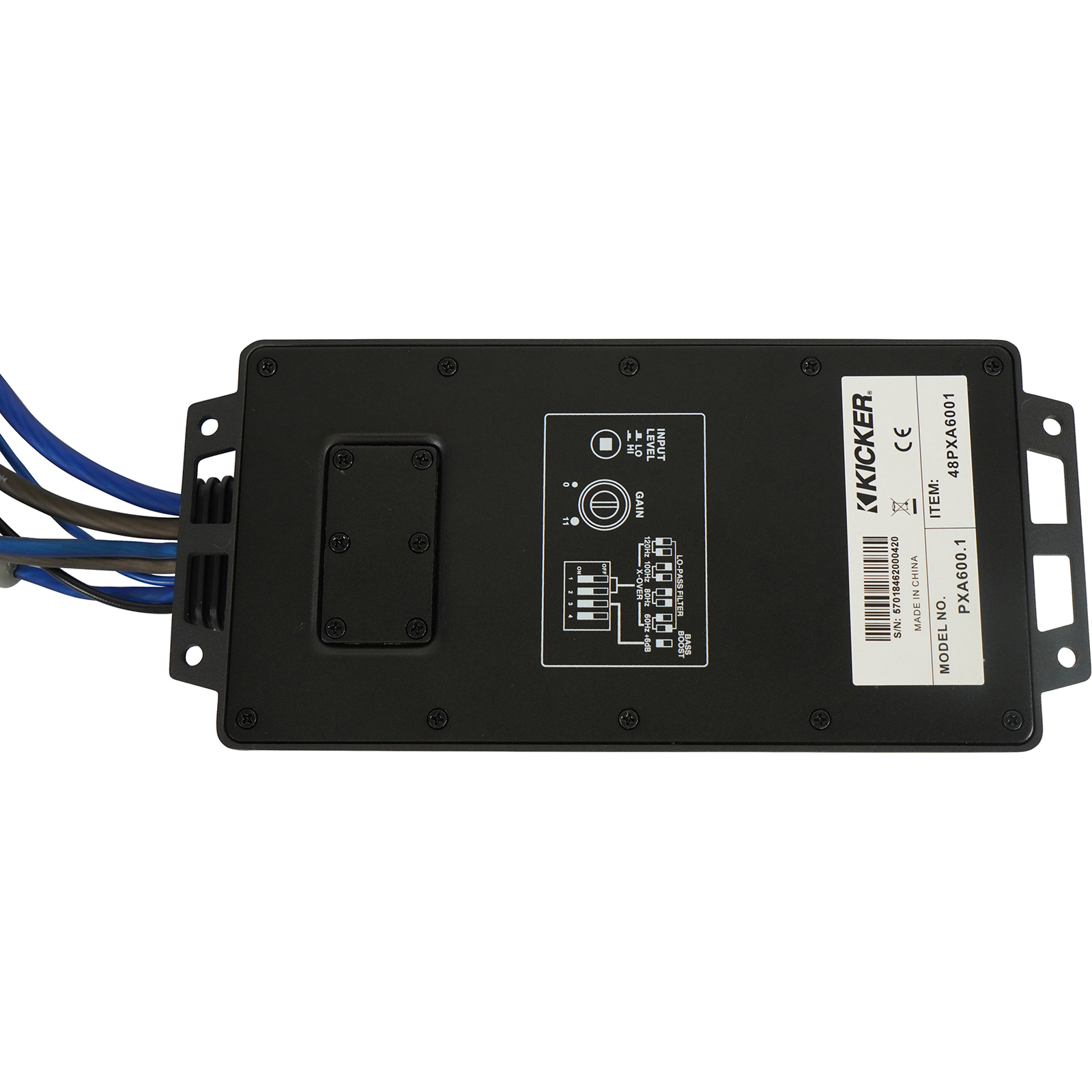 KICKER 48PXA6001 600-Ваттный монофонический 1-Омный усилитель Комплект усилителей для квадроциклов UTV PXA6001