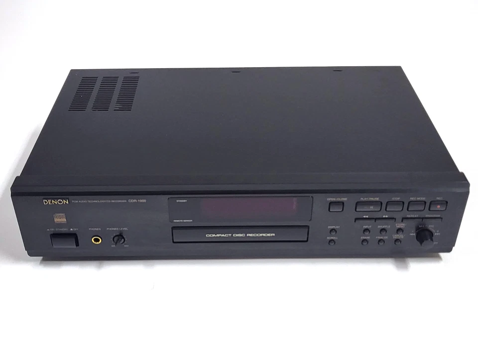 Denon CDR-1000 CD Recorder – PCM Audio Tech – 220V Europlug – Tested & Working - Image 2 of 4
