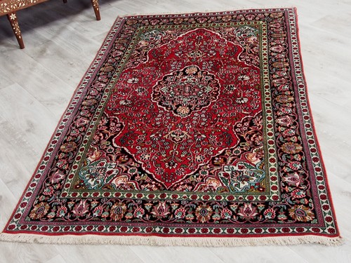 204x120 cm schöne handgeknüpften Kaschmir-seide Teppich kashmir-Silk rug No:517 - Bild 1 von 11