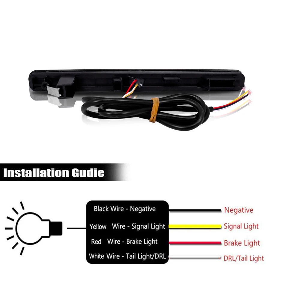 Lámparas traseras de señal secuencial LED rojas completas 48 LED antiniebla para Acura TSX 2009-14 Foto 4 de 4